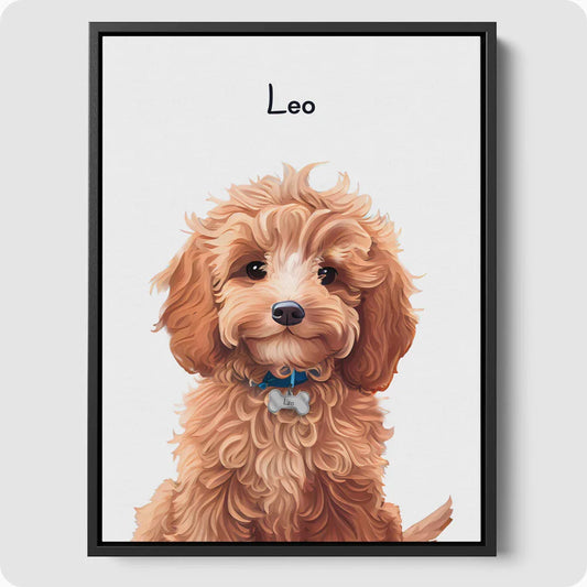 Custom Impressionist Dog Painting