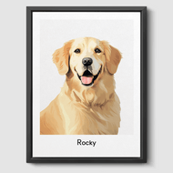 Modern 1 Pet Portrait