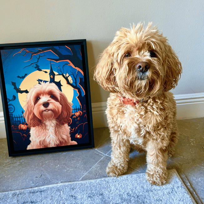 Custom Halloween Wall Art by Pet Portraits  PetPortraits.com   