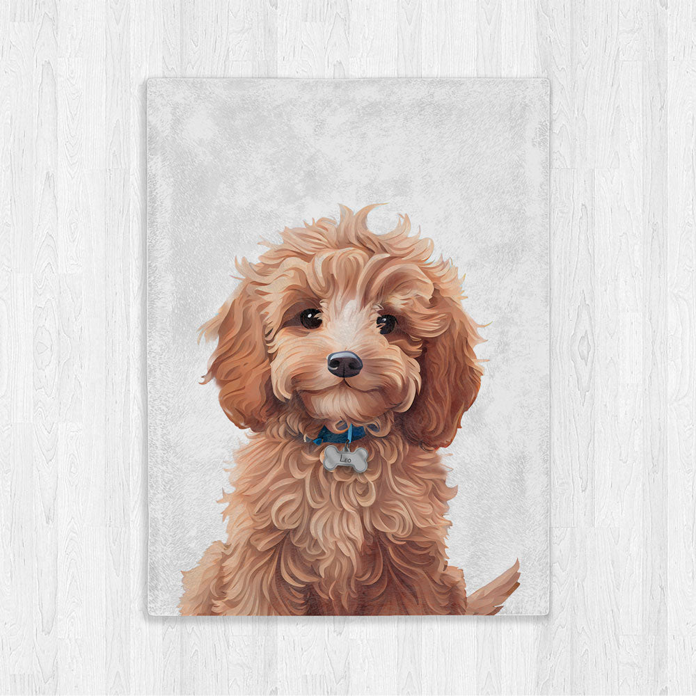 Custom Pet Blankets Cozy Up with Your Furry Friend Pet Portraits