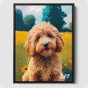 Custom Dog Portraits  PetPortraits.com Impressionist 1 Dog 