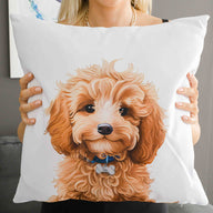 Pet Portrait Throw Pillow