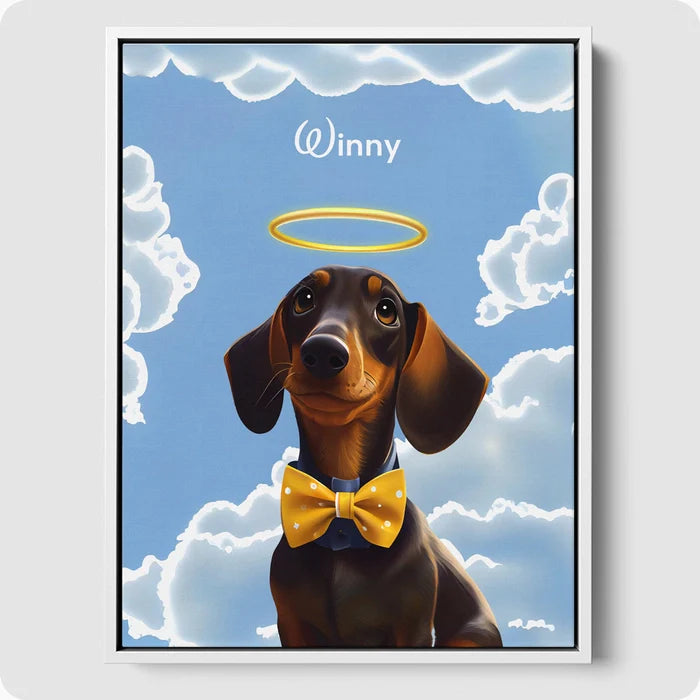 1 Pet Cartoon Custom Pet Portrait  PetPortraits.com Memorial 8" x 10" Sophisticated White