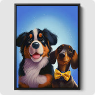 Custom Pet Portrait - 2 Pet