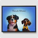Custom Pet Portrait - 2 Pet
