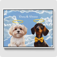 Custom Pet Portrait - 2 Pet