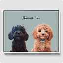 Custom Pet Portrait - 2 Pet