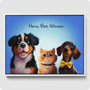 Custom Pet Portrait - 3 Pet