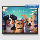 Custom Pet Portrait - 3 Pet