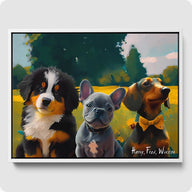 Impressionist Pet Portrait - 3 Pet