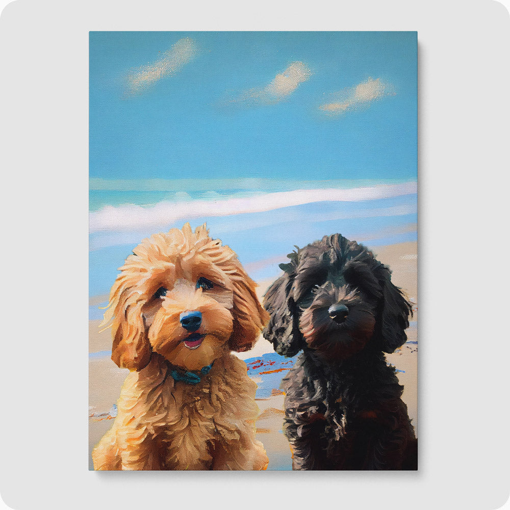 Impressionist Pet Portrait - 2 Pet