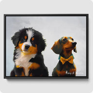 Impressionist Pet Portrait - 2 Pet