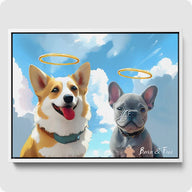 Impressionist Pet Portrait - 2 Pet (Sample Convertica)
