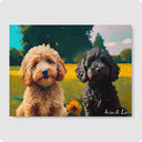 Impressionist Pet Portrait - 2 Pet (Sample Convertica)