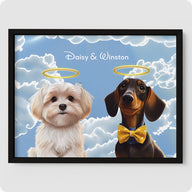 Custom Pet Portrait - 2 Pet