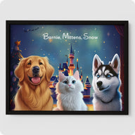 Custom Pet Portrait - 3 Pet