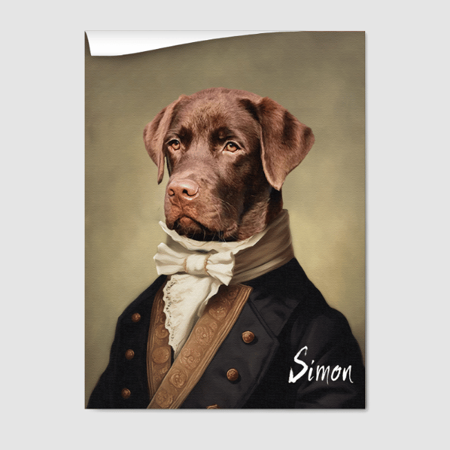 royal pet portrait