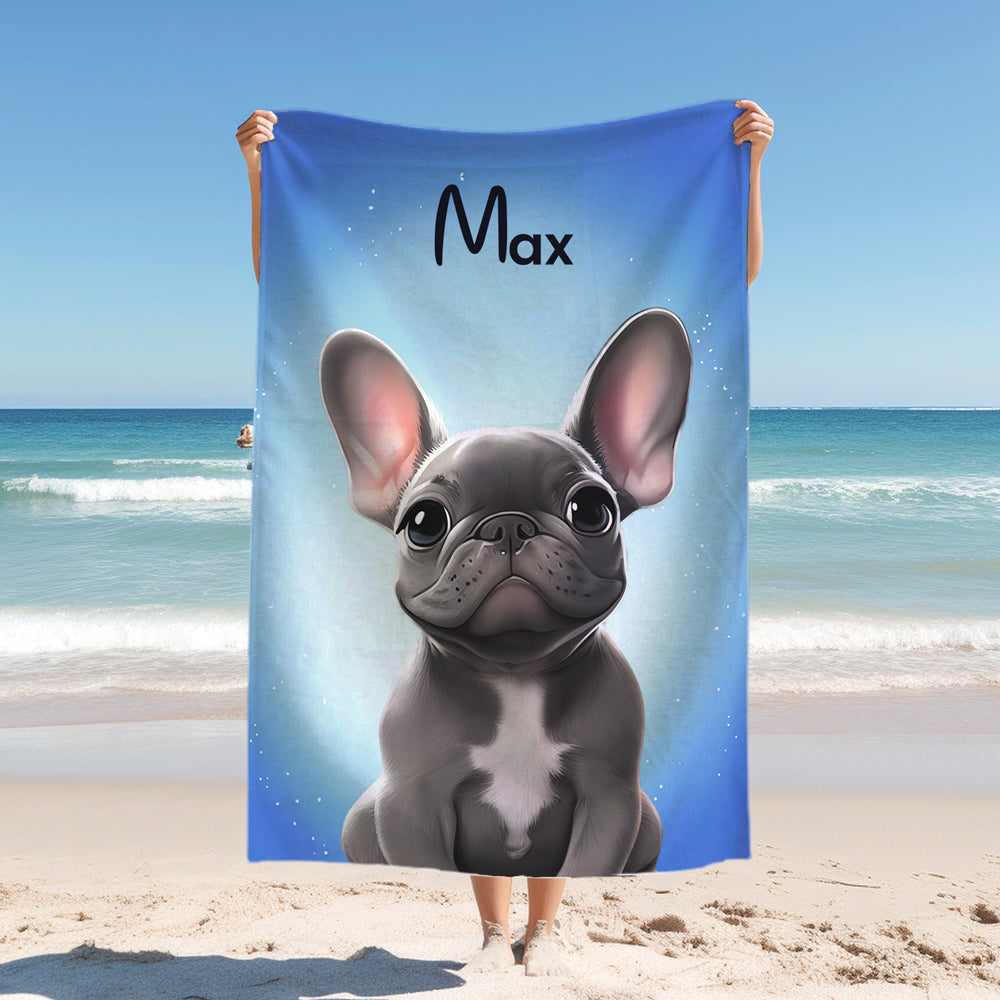 Custom Pet Beach Towels