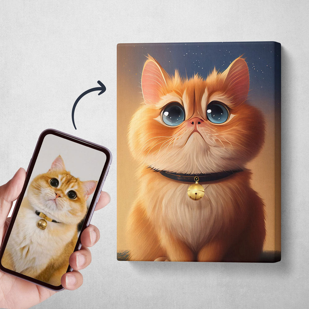 Cartoon My Cat! Custom Disney-Style Cat Portrait · Pet Portraits