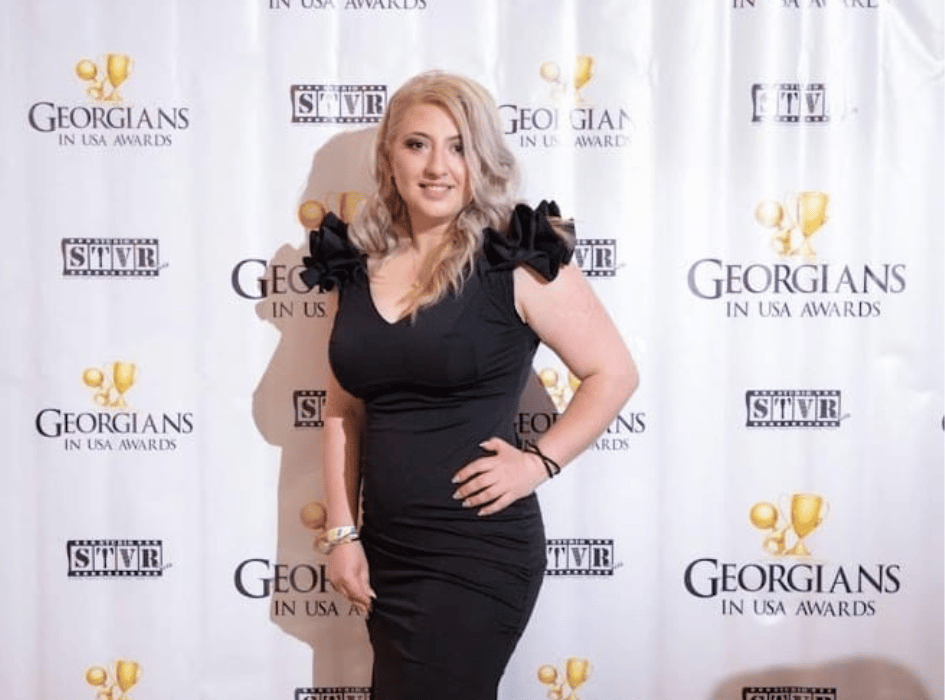 Ana Kurtsikidze at an awards event