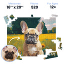 520-Piece Custom Premium Puzzle  Pet Portraits   