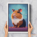 Custom Framed Disney Style Pet Portrait for Guinea Pigs